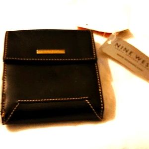 Nine west wallet. Great small wallet for crossbody. Black.Nwt. not leather